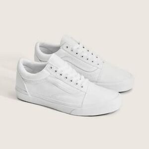 Vans Classic White Lace-Up Sneakers